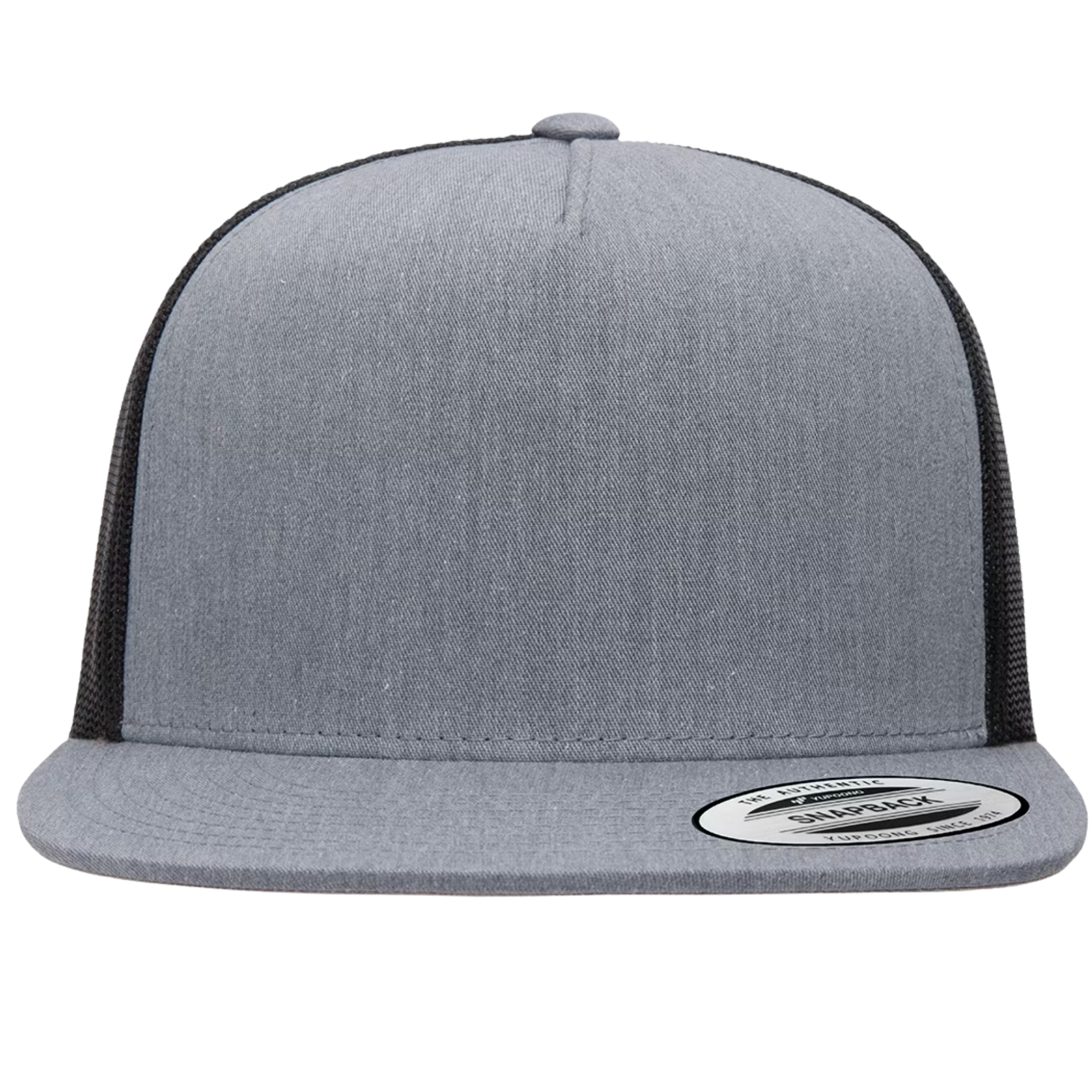 5‑Panel Flat Bill Trucker Cap