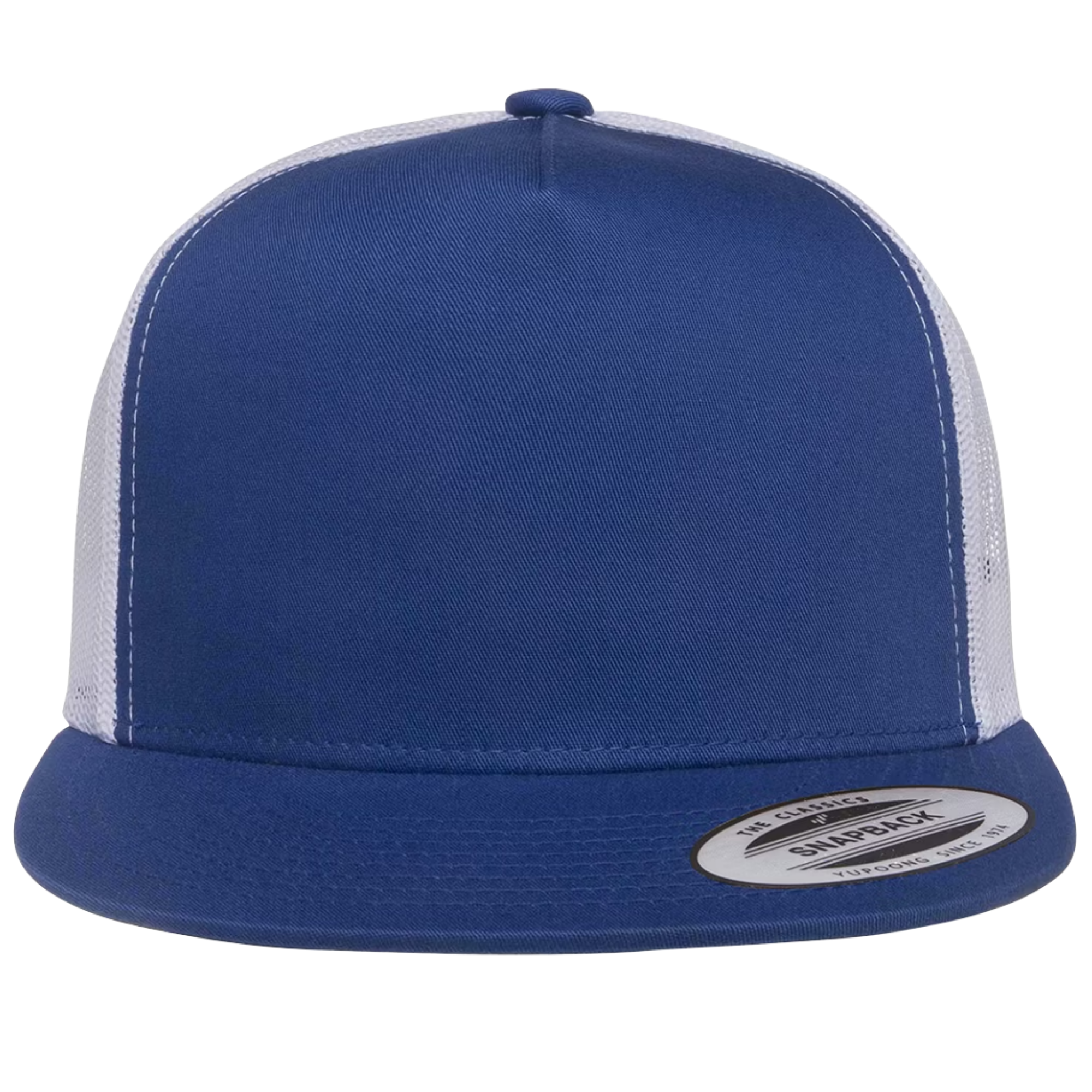 5‑Panel Flat Bill Trucker Cap