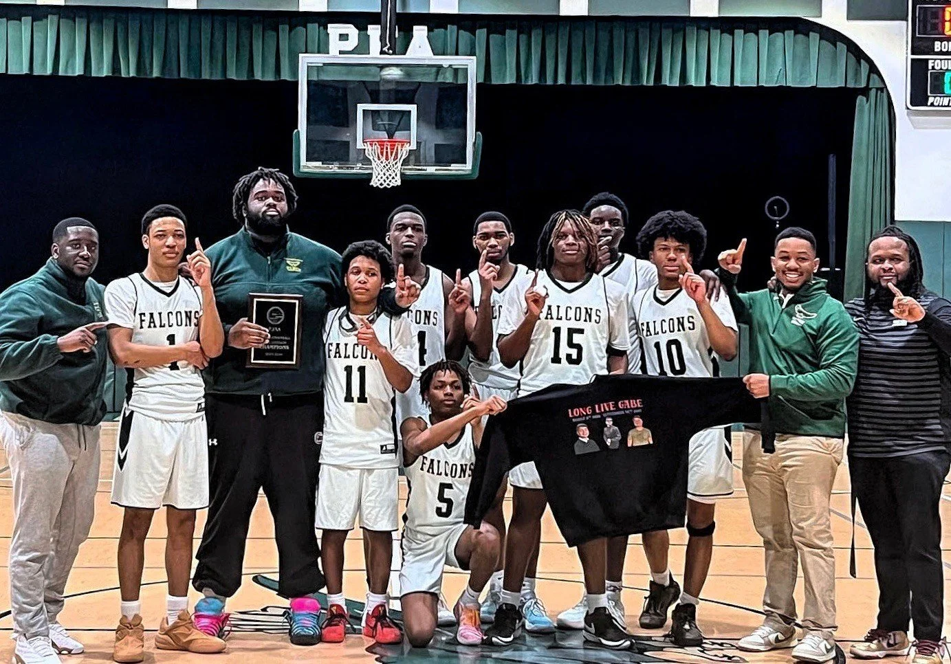 PFA Boys Varsity Basketball Crowned Division Champions