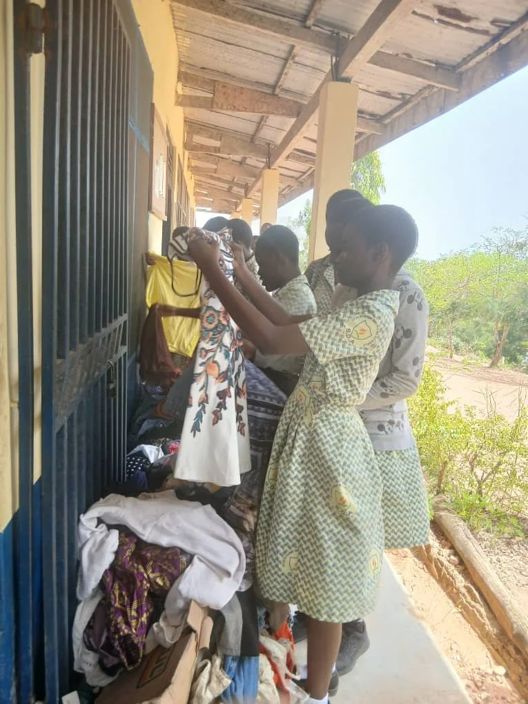 Friends in Ghana Receive Goods from AEC Office Drive