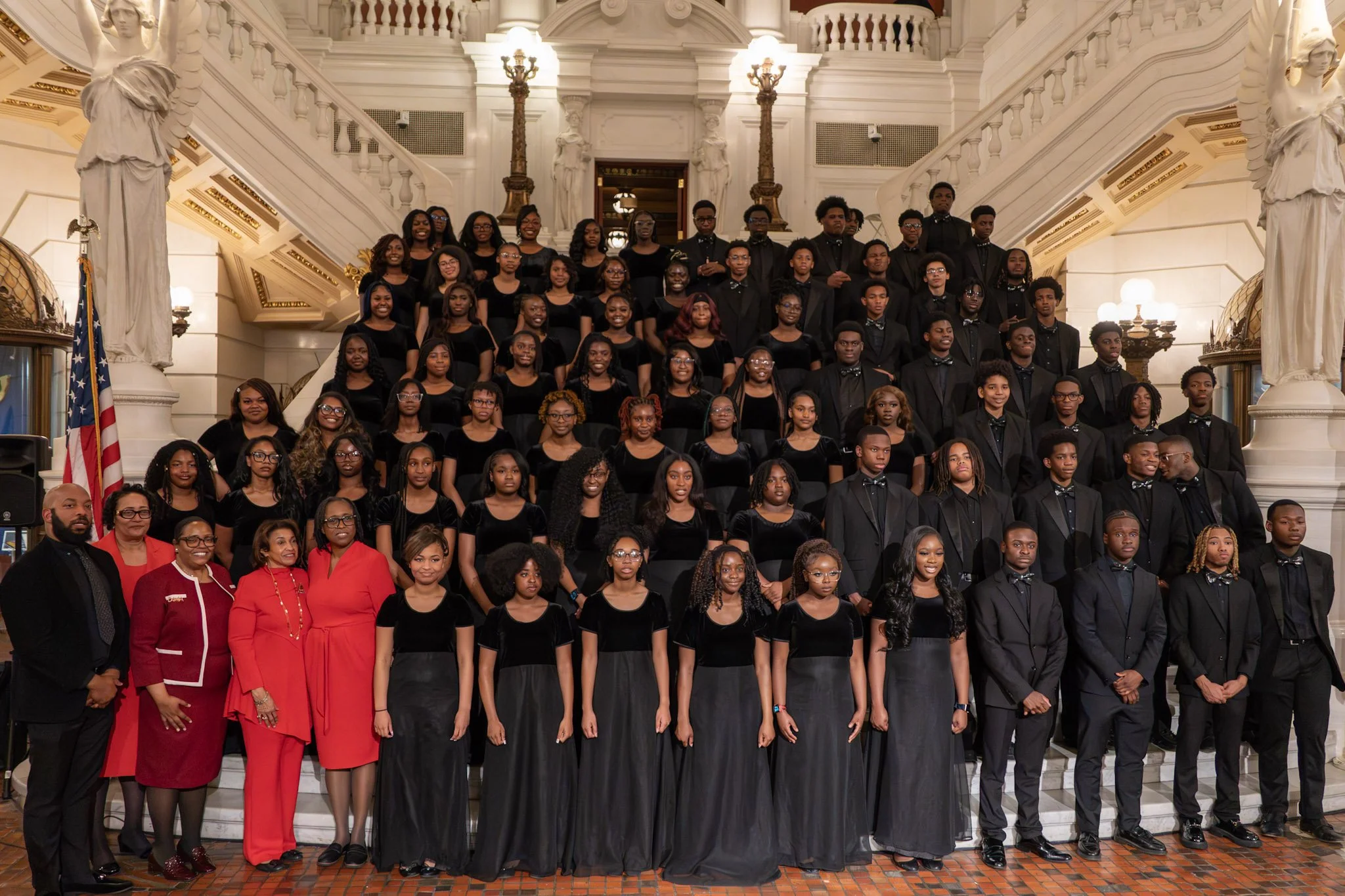 Pine Forge Academy Choir Sings at PA State Capitol