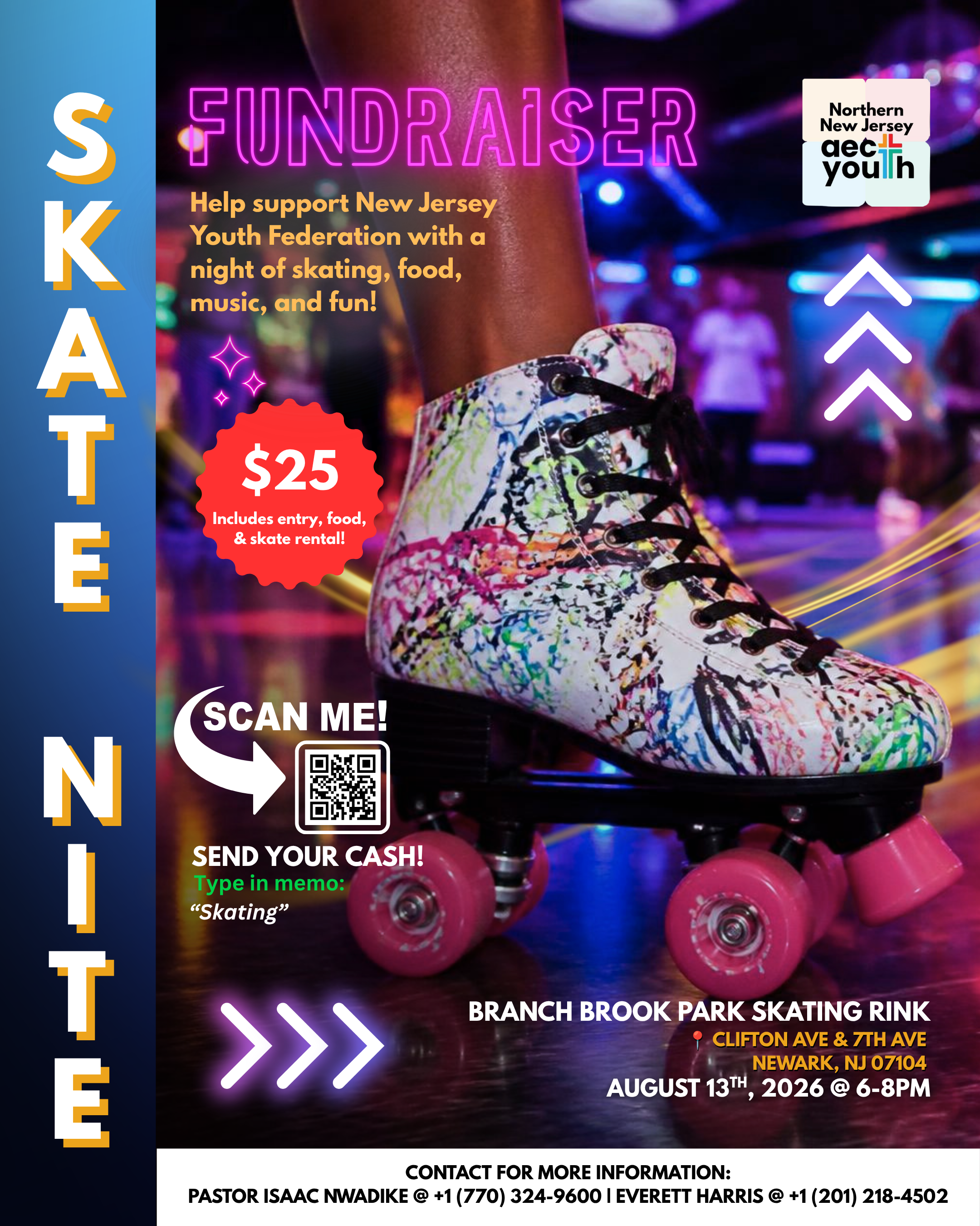 North New Jersey AEC Youth Federation Skating Fundraiser