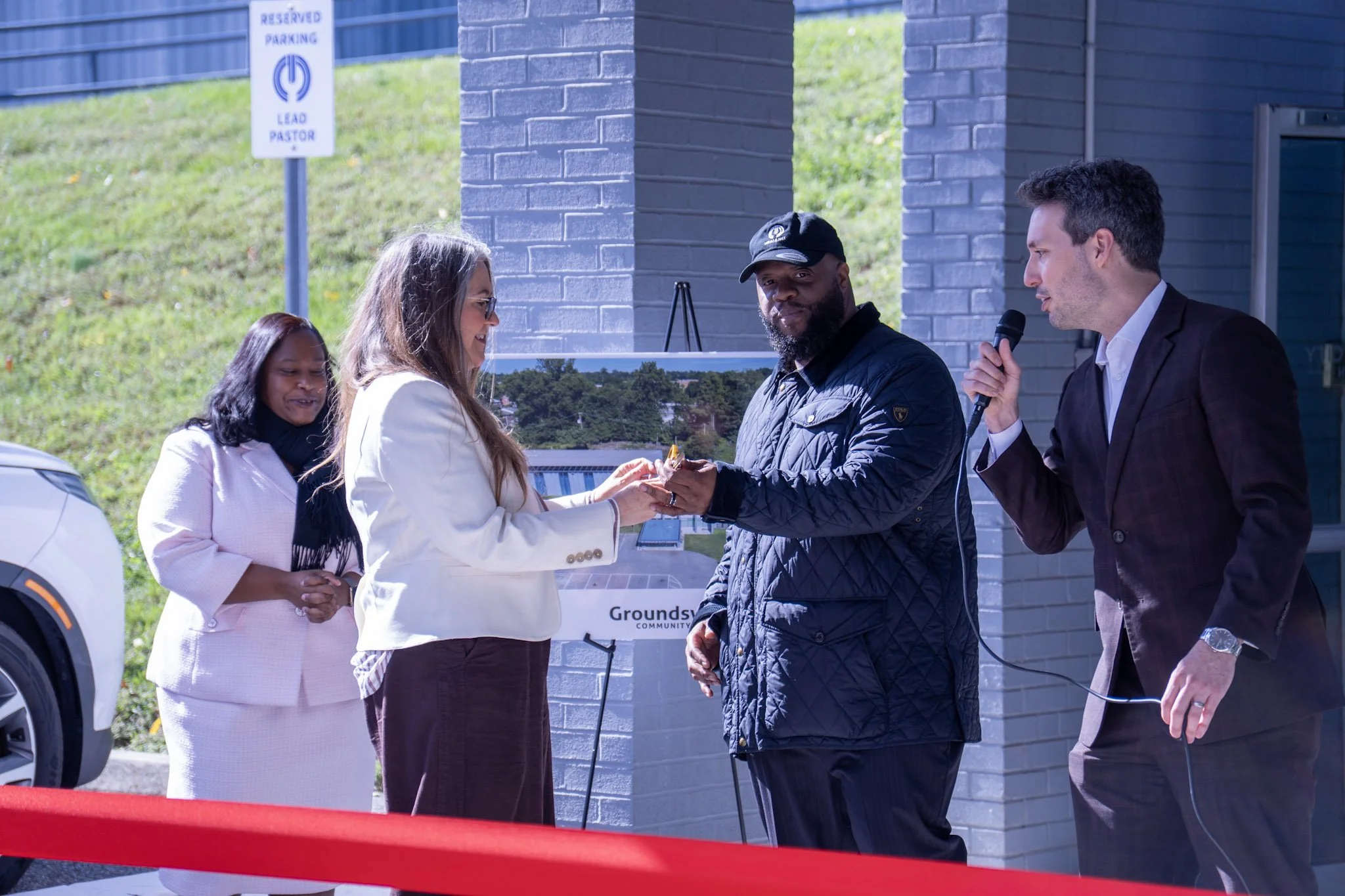 Miracle City Has Ribbon-Cutting for Newly-Installed Solar Panels