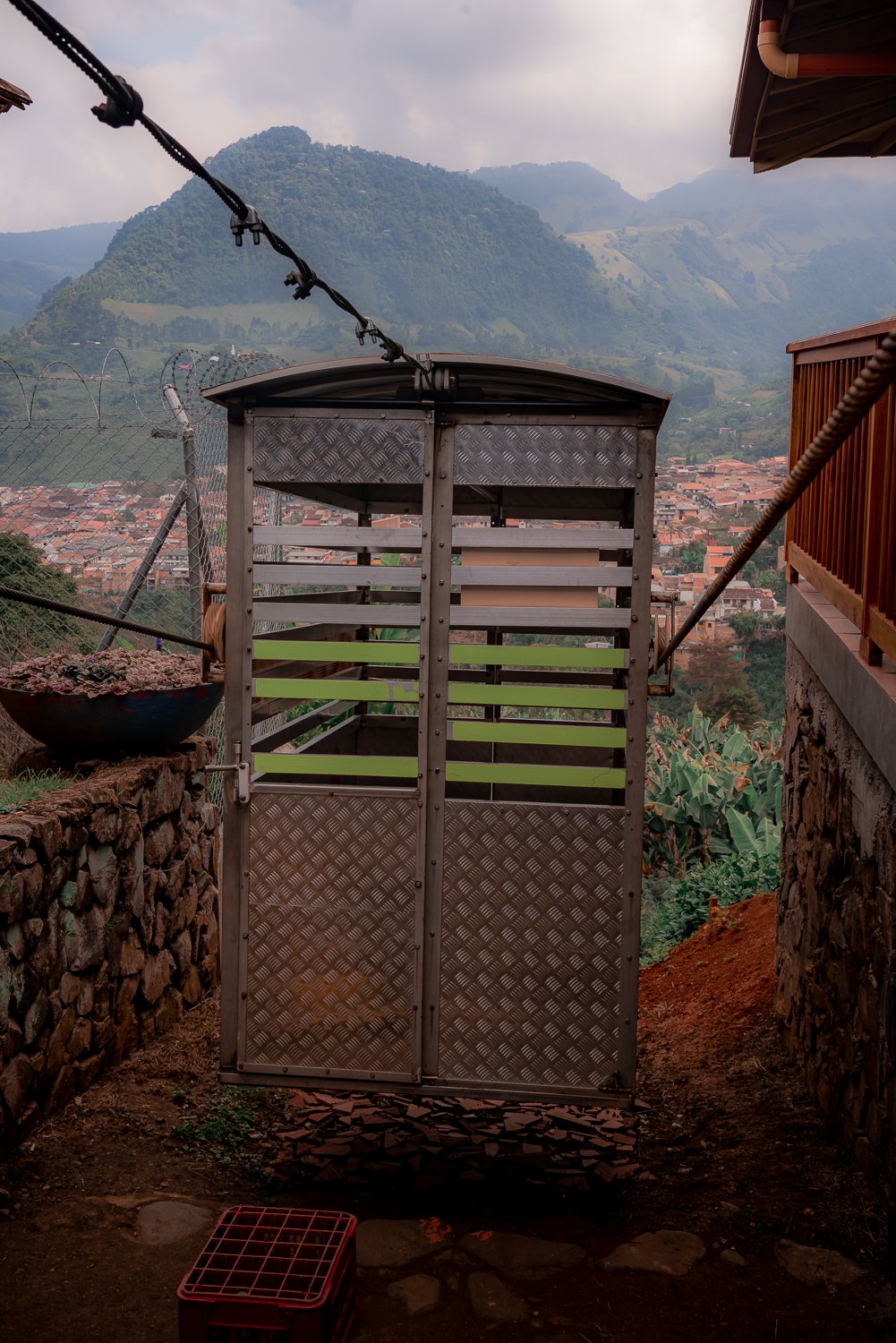La Garrucha Cable Car in Jardin, Colombia