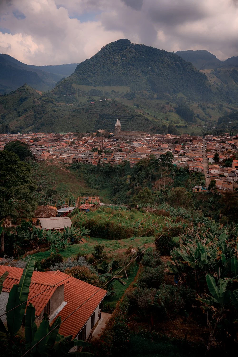 View of Jardin Colombia from Cable Car