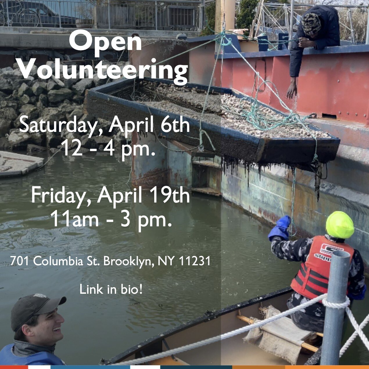 Floating garden season is almost here! Join us this month for volunteering, enjoy a day of outdoor activities and engaging with the community 🌿

🎟 Sign up on our Eventbrite (link in bio) or DM confirm your assistance. Space is limited! 

 #gowanus 