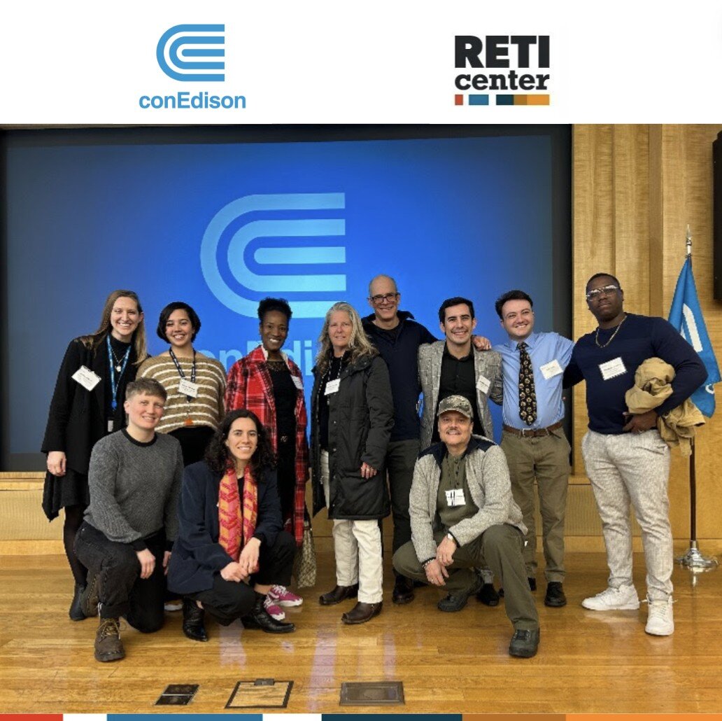 We are excited to share that RETI Center was awarded Con Edison's new Clean Energy and Technology Careers Grant! 

Through this three year award from Con Edison, RETI Center, in partnership with Good Shepherd Services, @brooklynsolarworks , and @camb