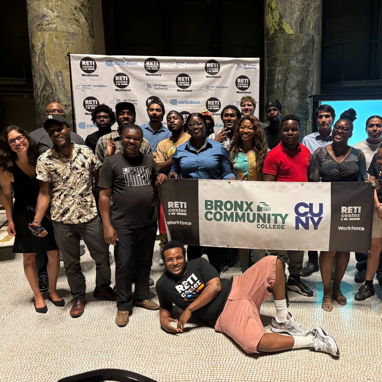 🎉 Congratulations to the July 25 Local Power Training graduates at @bcccuny! ⚡ After weeks of hands-on training with RETI Center, these future clean energy leaders are prepared to help power a cleaner, more equitable New York City. 🌍💪

Graduates c