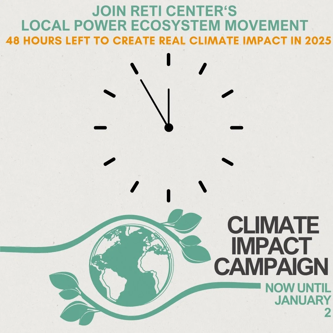 ⏰ Only 48 hours left to make your 2025 donation count!

Your support directly powers:�
⚡ Clean-energy workforce training�
☀️ Community-first solar projects
💧 Water innovation on NYC&rsquo;s waterfront
👩&zwj;🎓 Youth climate education &amp; voluntee
