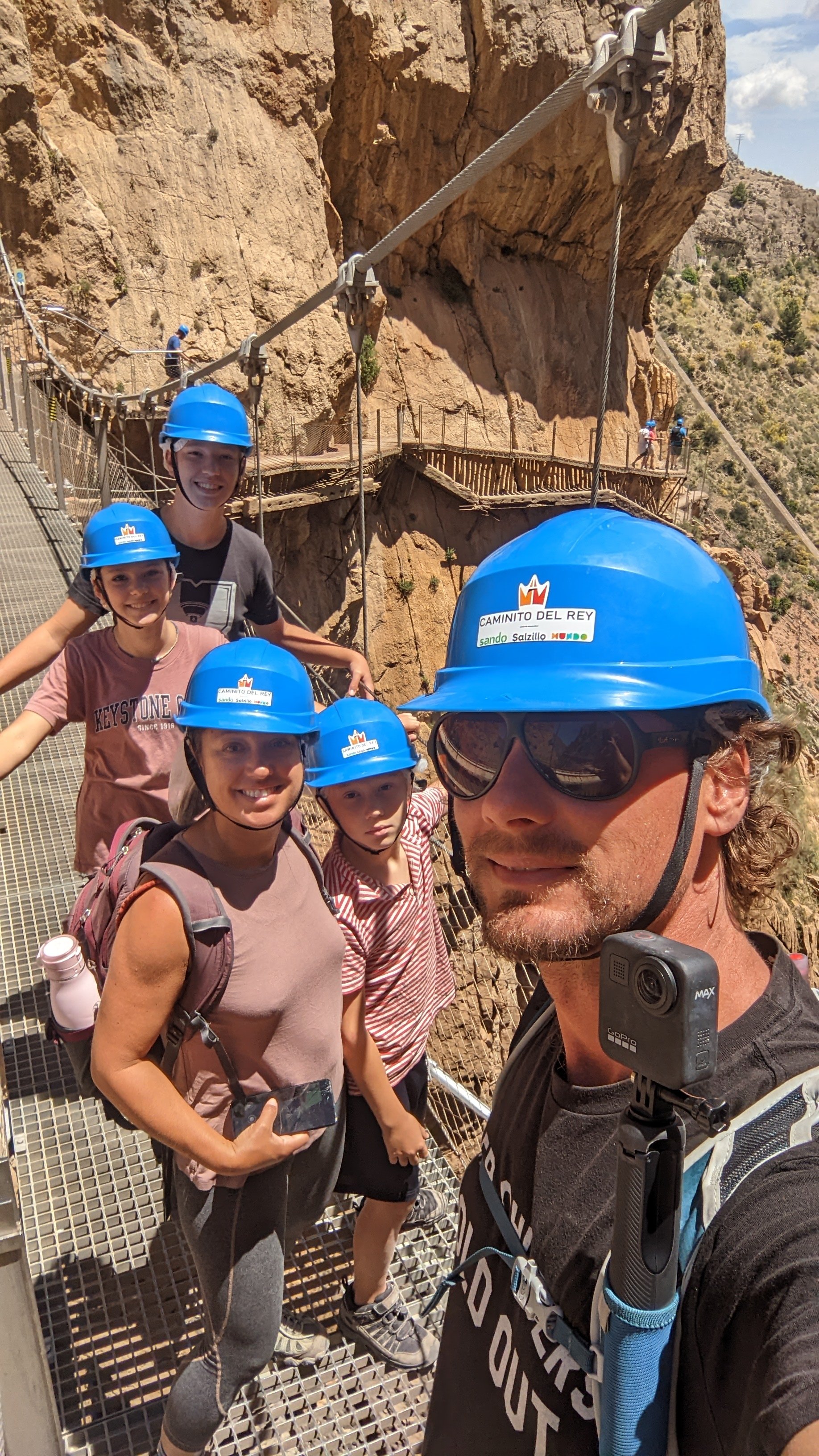 How to walk the Caminito del Rey with Kids
