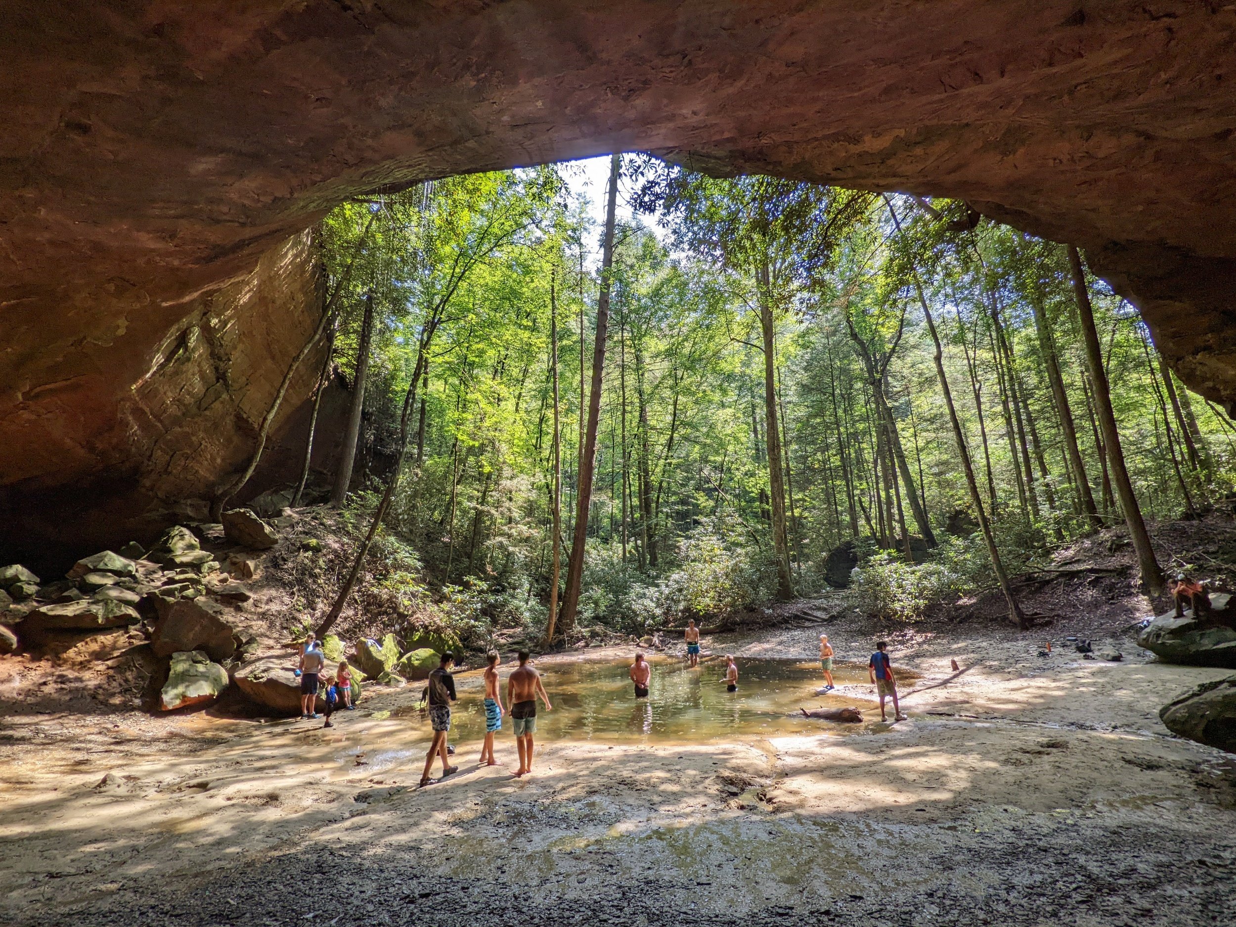 Hiking to Copperas Creek Falls with Kids