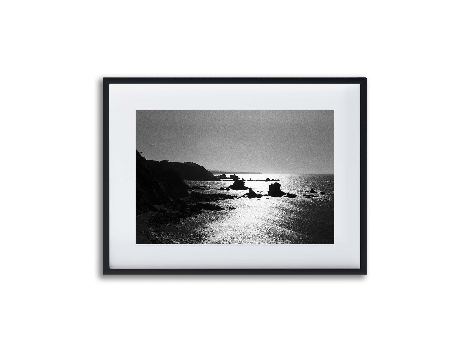 The End of the World: A captivating fine art photograph framed in sleek black, capturing the haunting beauty and sense of finality, perfect for adding depth and mystery to any space.