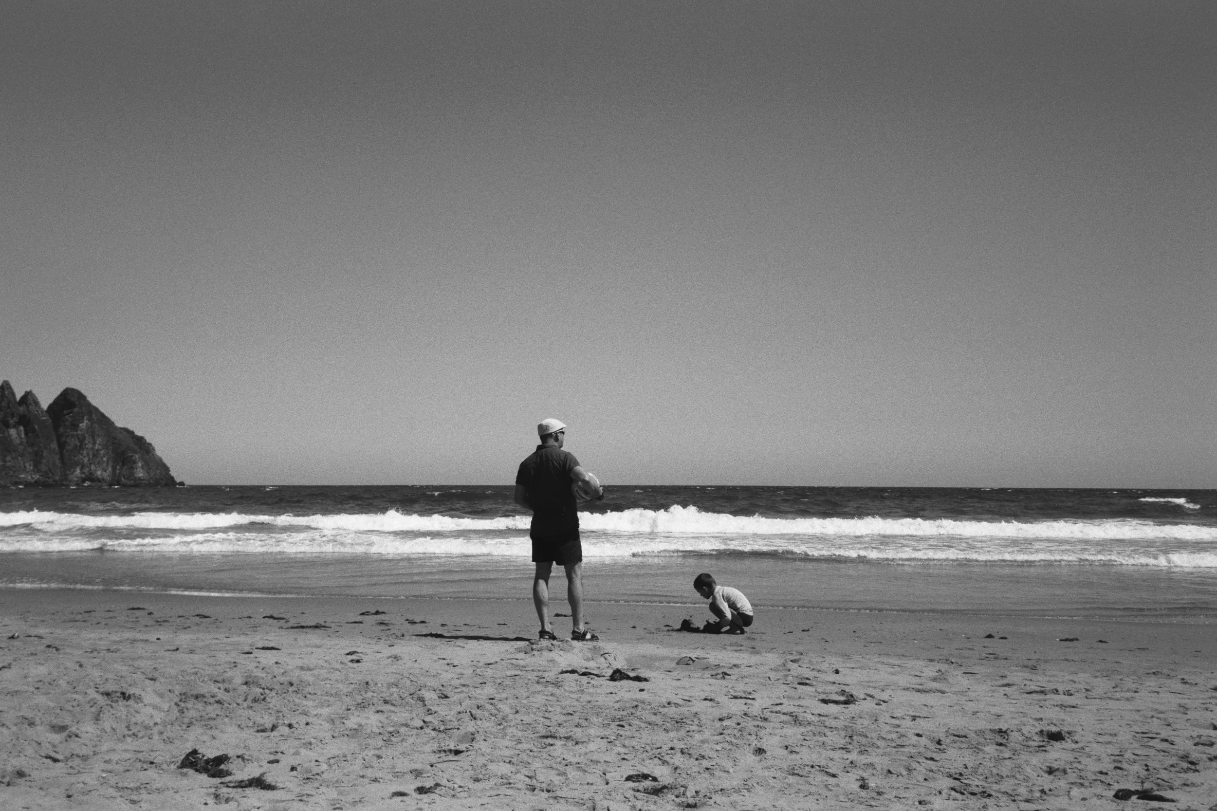En cholas y con mochila rosa: el hombre que llegó a tiempo