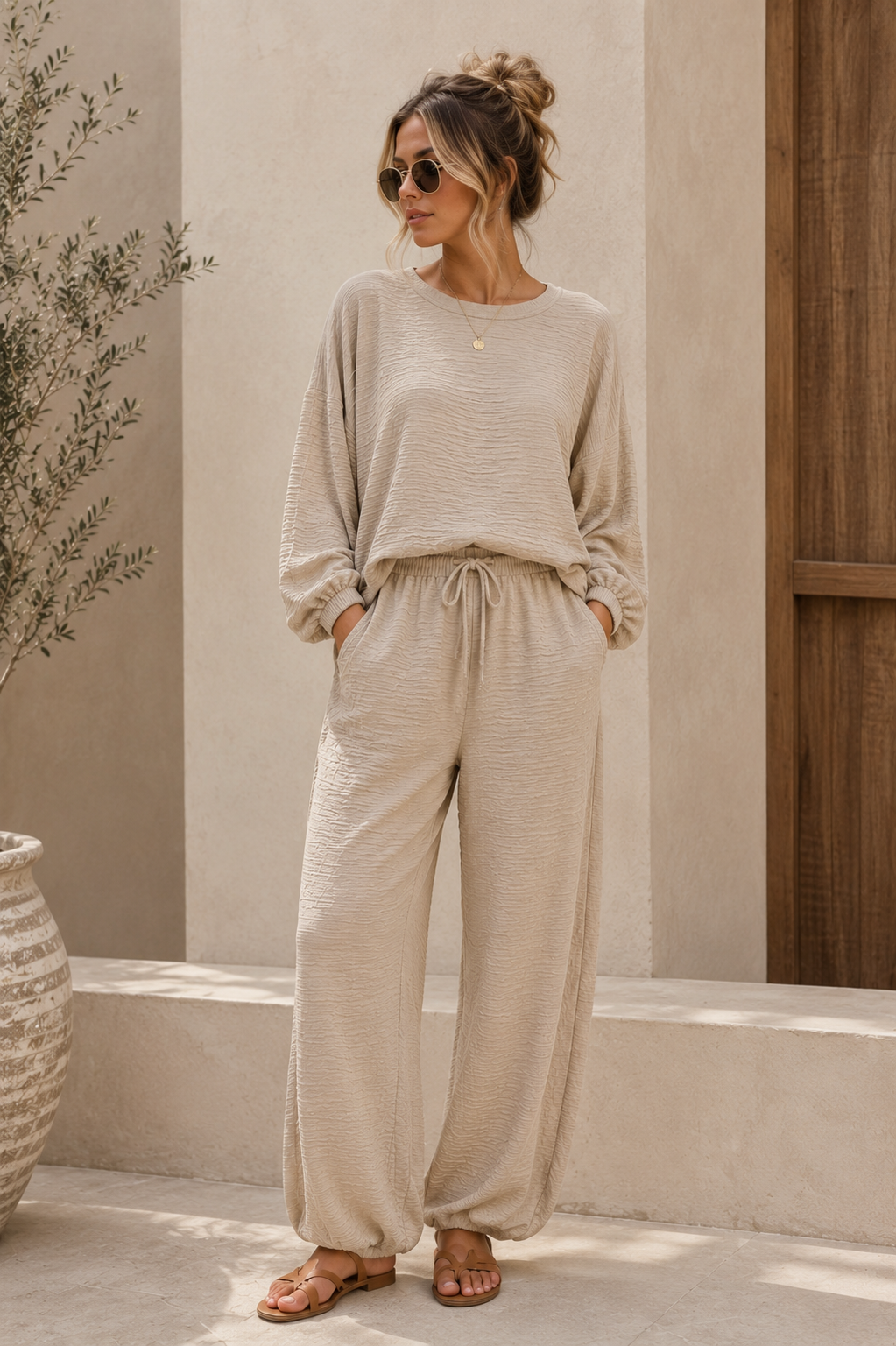 BESSIE CRINKLE CO-ORD - 7 COLOURS