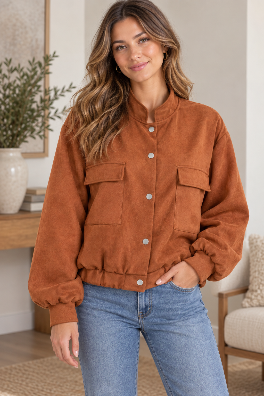 FIONA SUEDE FEEL JACKETS - 9 COLOURS