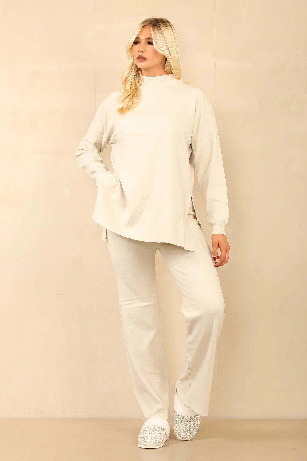 HAZEL ROUND NECK KNIT CO-ORD - 8 COLOURS