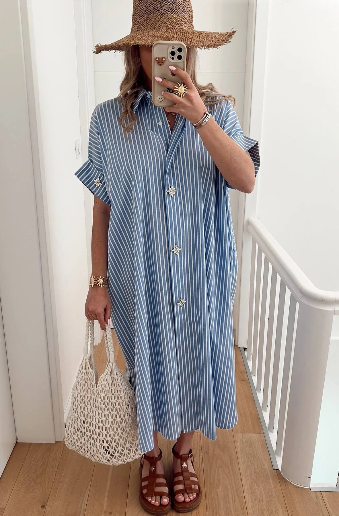 NOLA MAXI SHIRT DRESS - 2 COLOURS