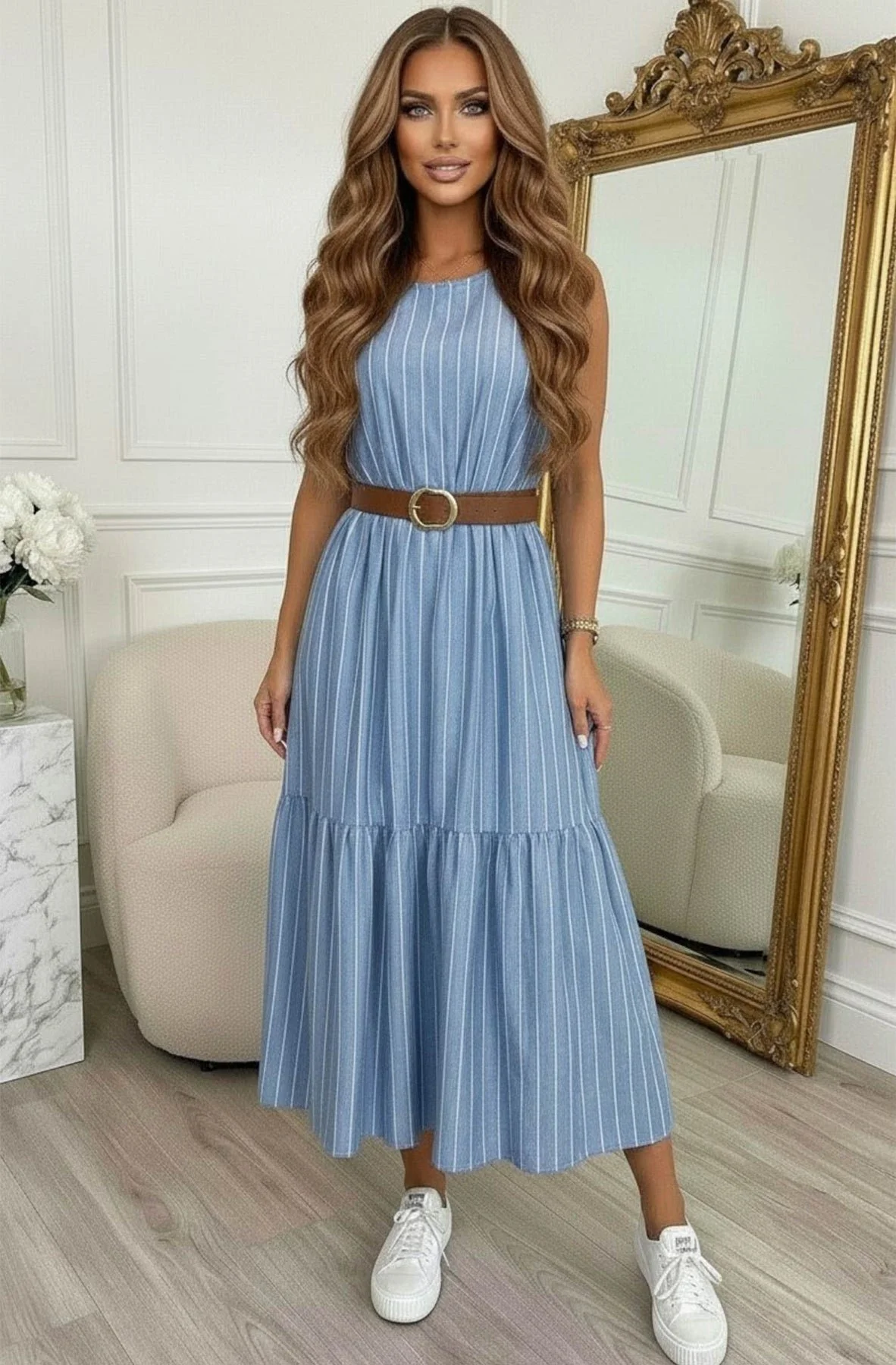 KATE BELTED DRESS - 2 COLOURS