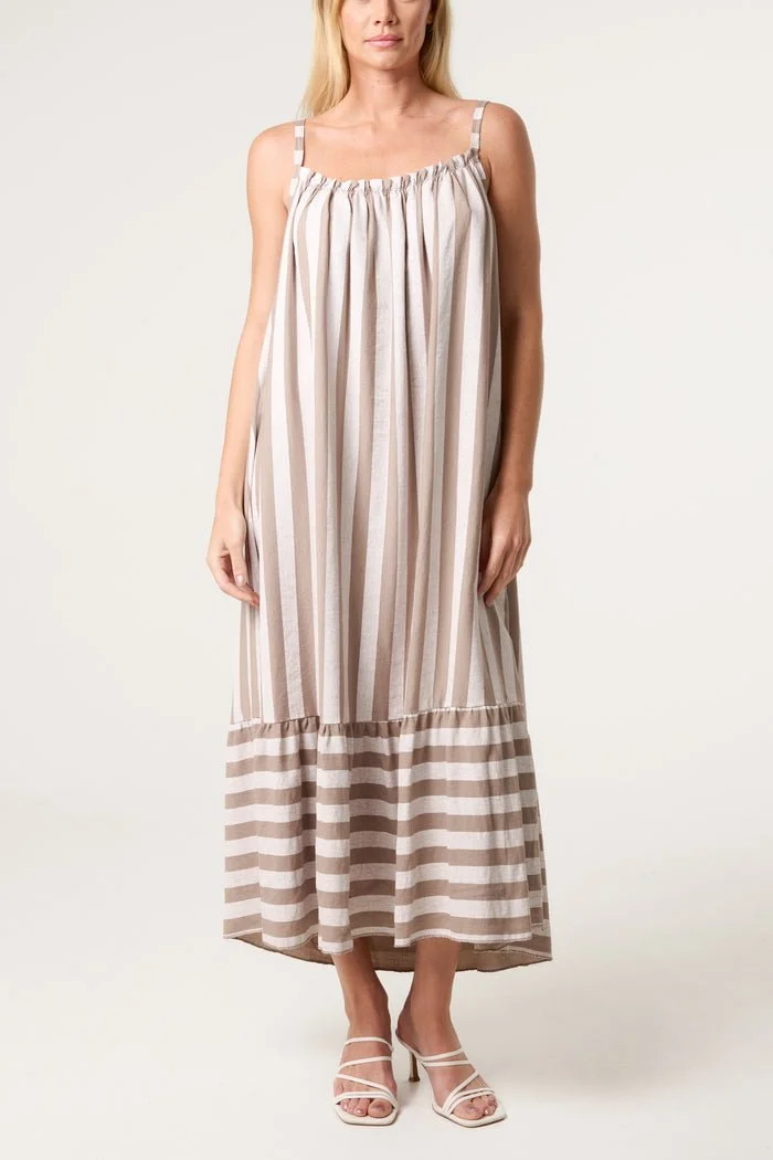 JEMIMA STRIPED CAMI DRESS - 5 COLOURS