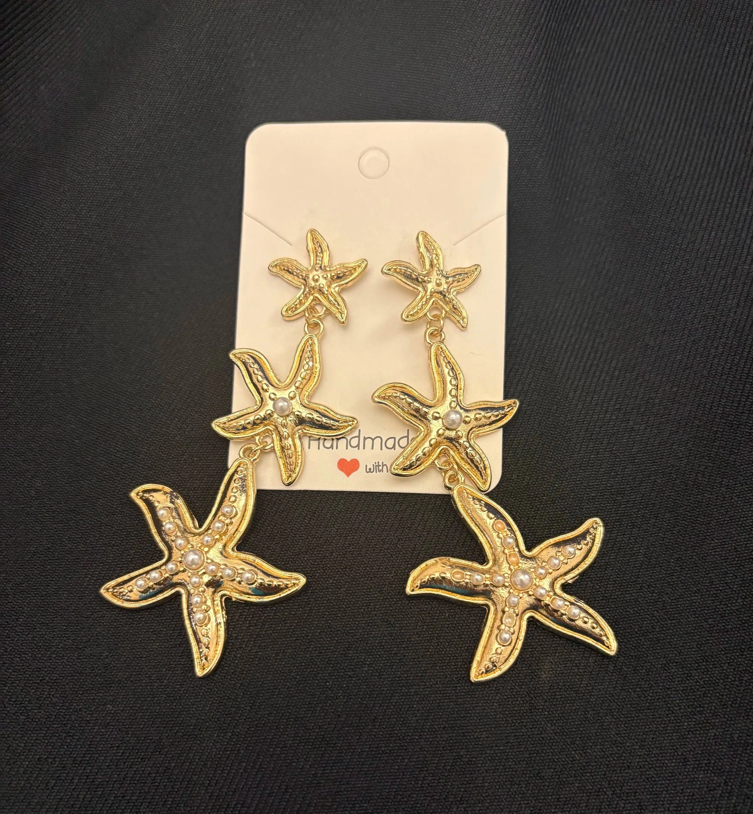 TULA STAR FISH GOLD EARRINGS