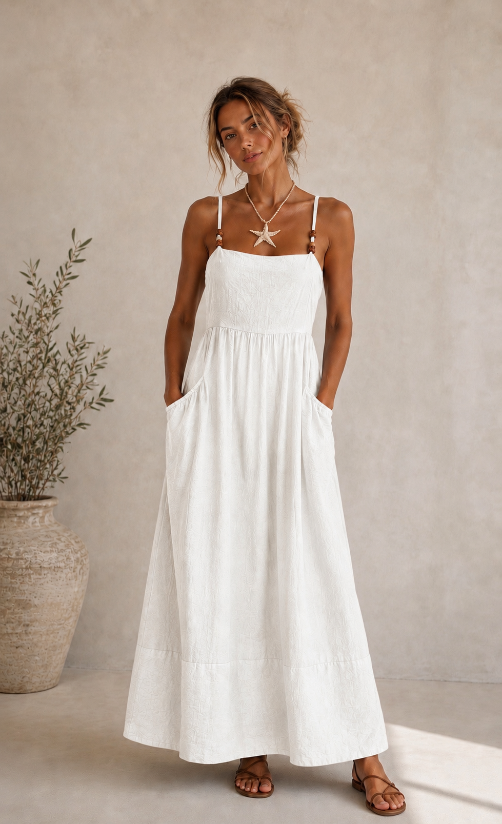 CINDY BOHO POCKET MAXI DRESS - 5 COLOURS