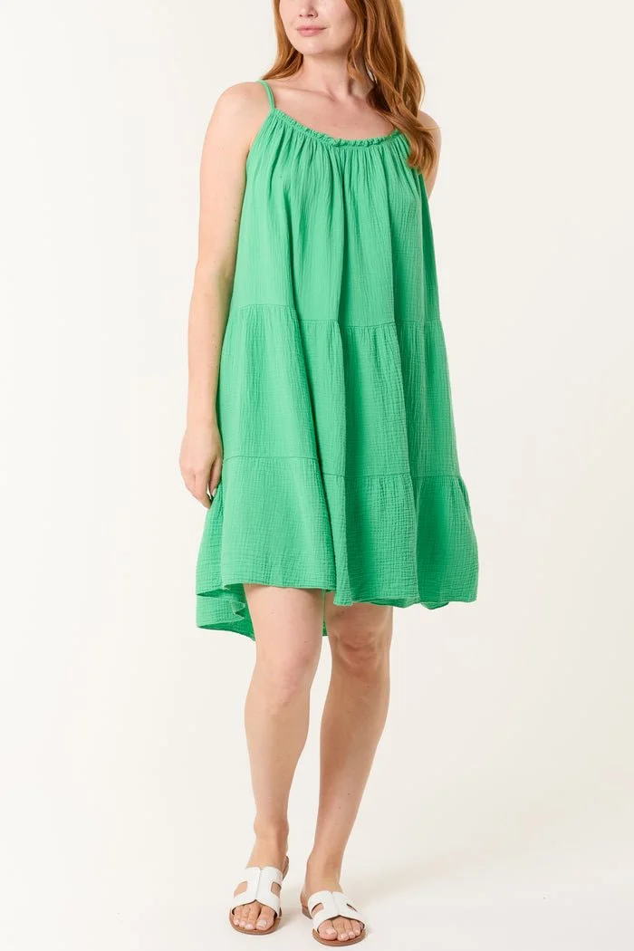 TULA CHEESECLOTH CAMI DRESS - 11 COLOURS