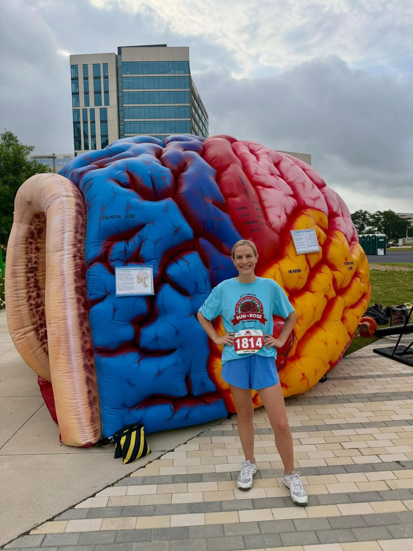 This morning my family and I ran the Run for the Rose 5K in honor of Dr. Marnie Rose. 🌹
Grateful to support brain cancer research and to run alongside a community committed to hope, healing, and progress.

Every step helps move research forward. 💛
