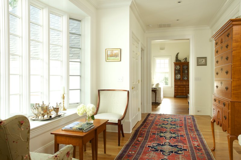 House interior designed by Charlottesville, Virginia architect, Liz Sloan.