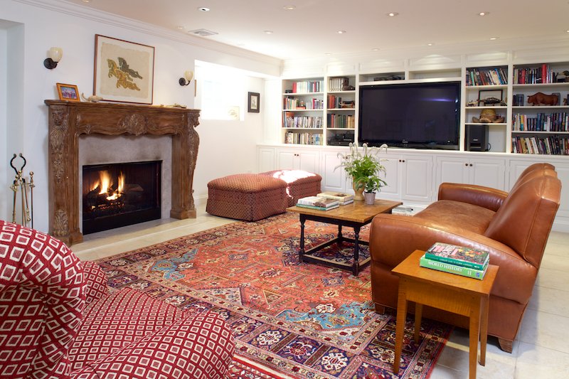 House interior designed by Charlottesville, Virginia architect, Liz Sloan.