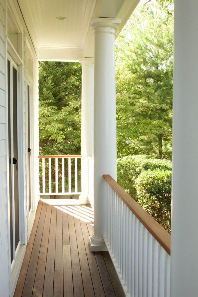 Exterior of home designed by Charlottesville, Virginia architect, Liz Sloan.
