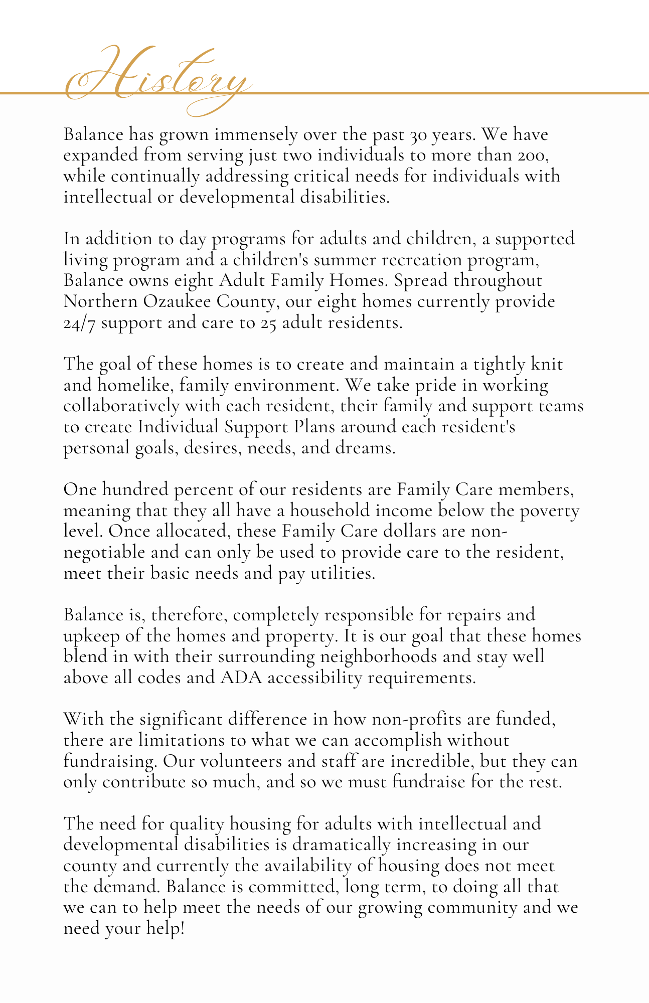 Balance’s first Gala was a HIT! — Balance - Supporting individuals with ...
