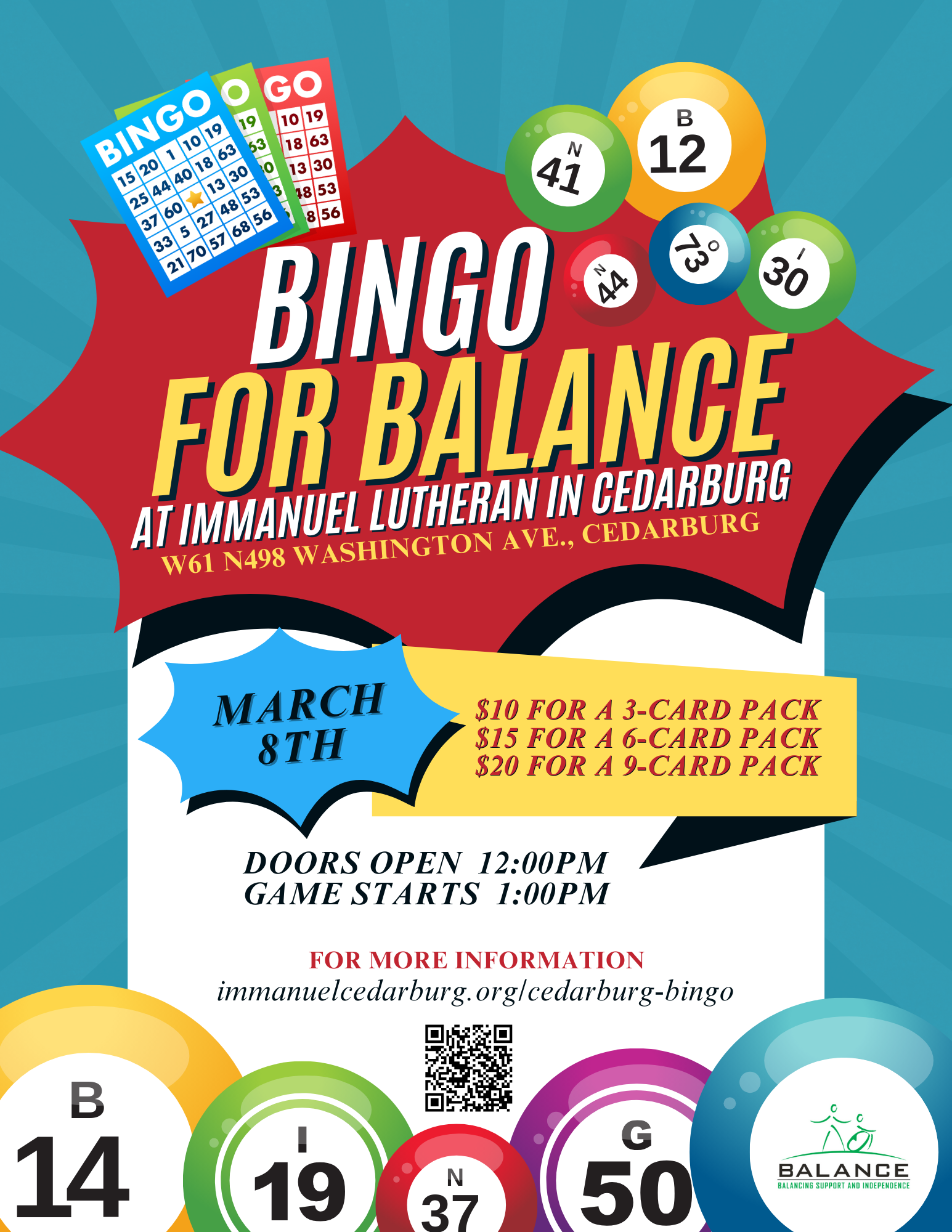 PAST EVENT: Bingo for Balance — Balance - Supporting individuals with ...