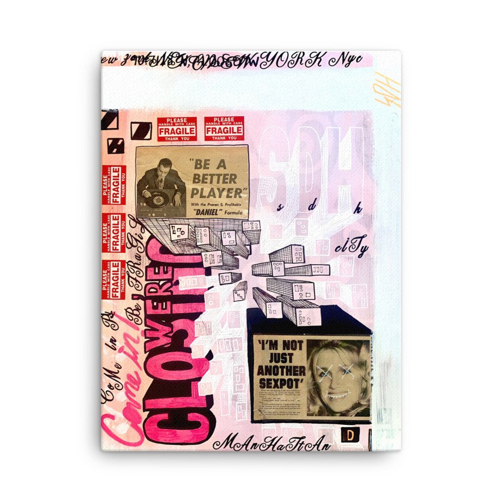 "NYC is Closed" Canvas