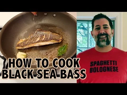 Pan Seared Black Sea Bass
