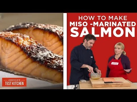 Miso Marinated Salmon Fillets