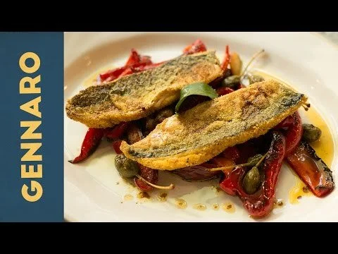 Polenta Crusted Mackerel