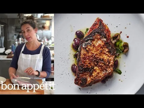 Pan Seared Red Snapper Fillet