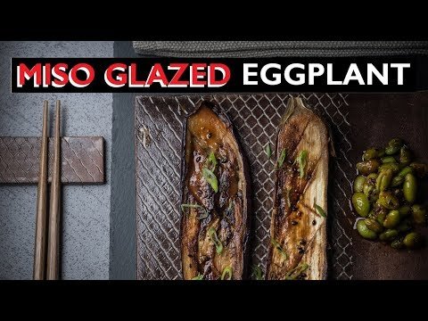 Miso Marinated Eggplant