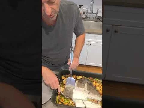 How To Fillet A Whole Roasted Fish