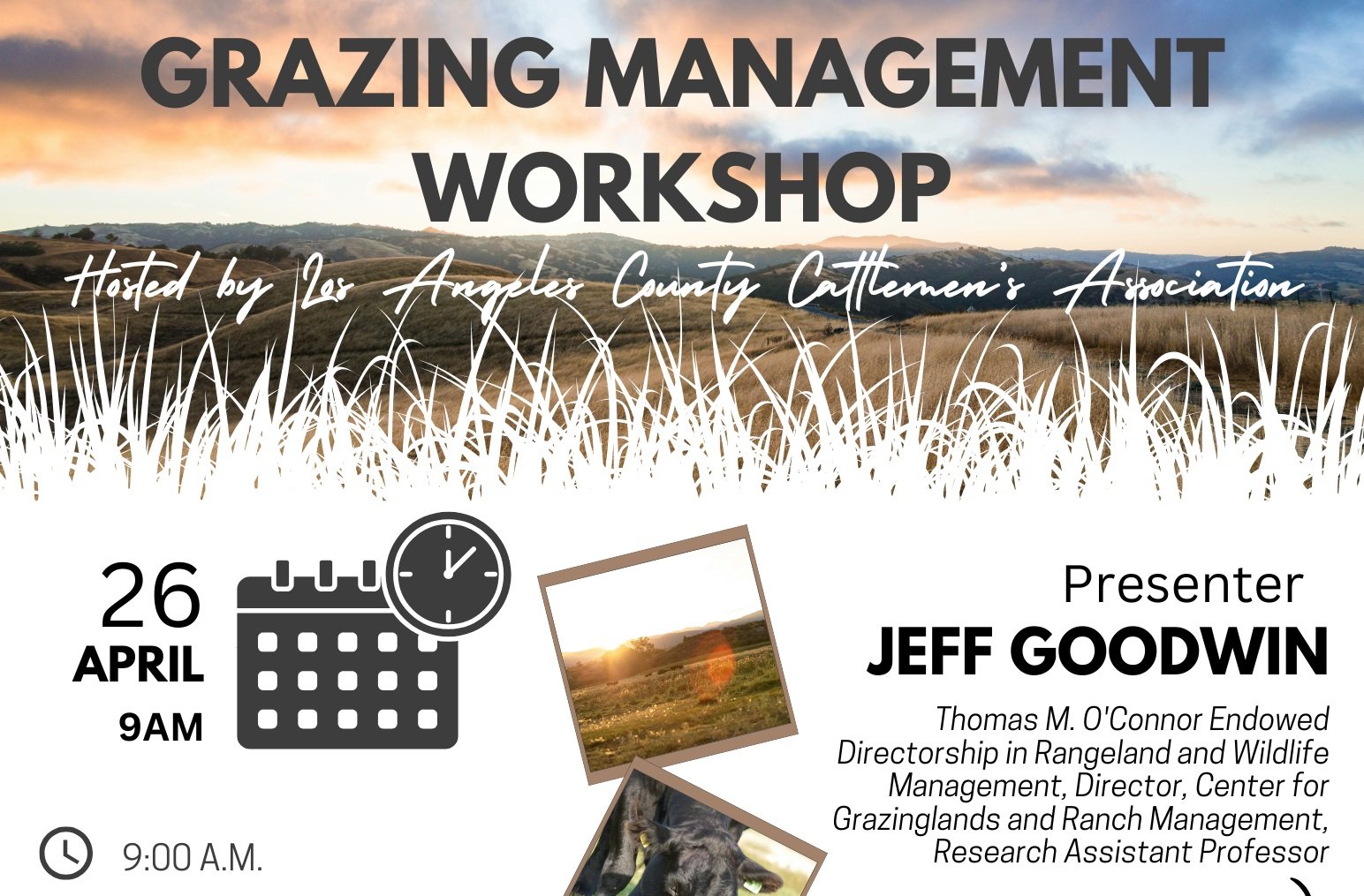 Grazing Management Plan