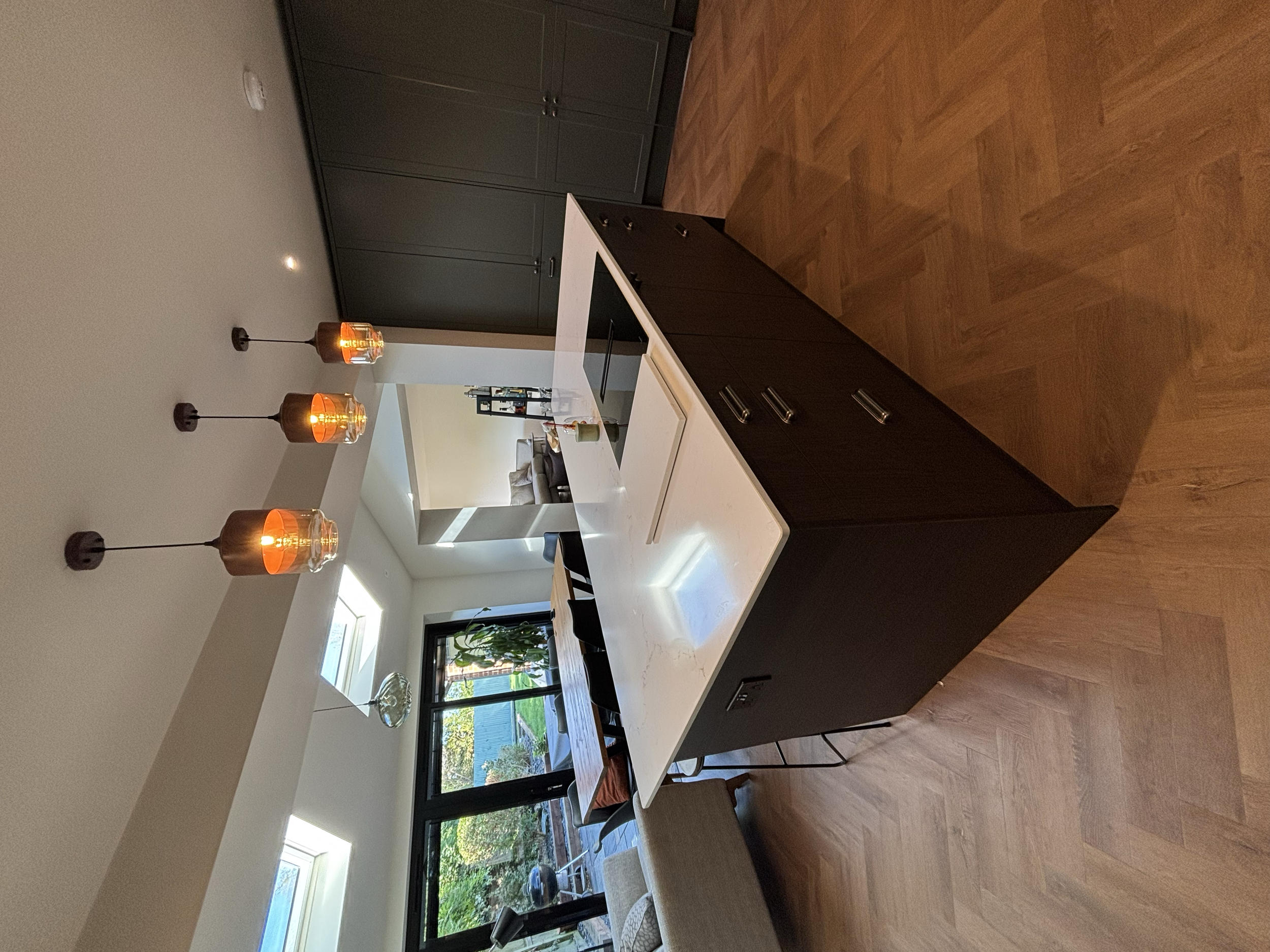 Large kitchen island