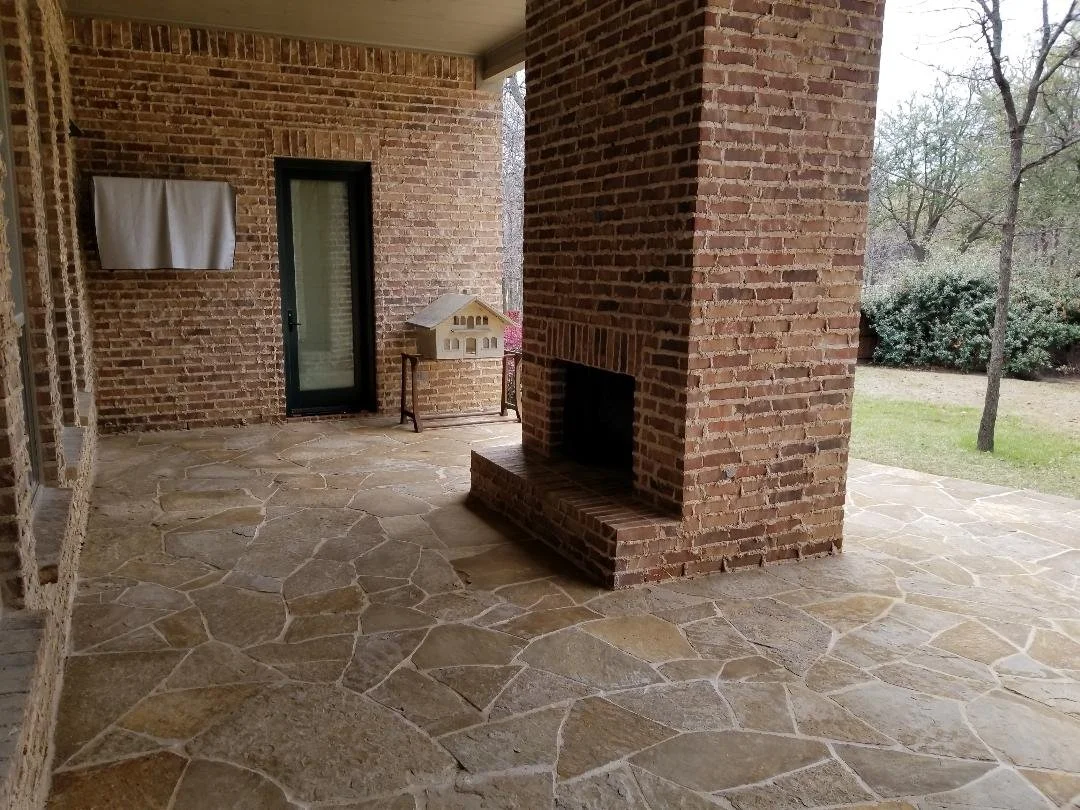 Brick Repair, Stone Patio