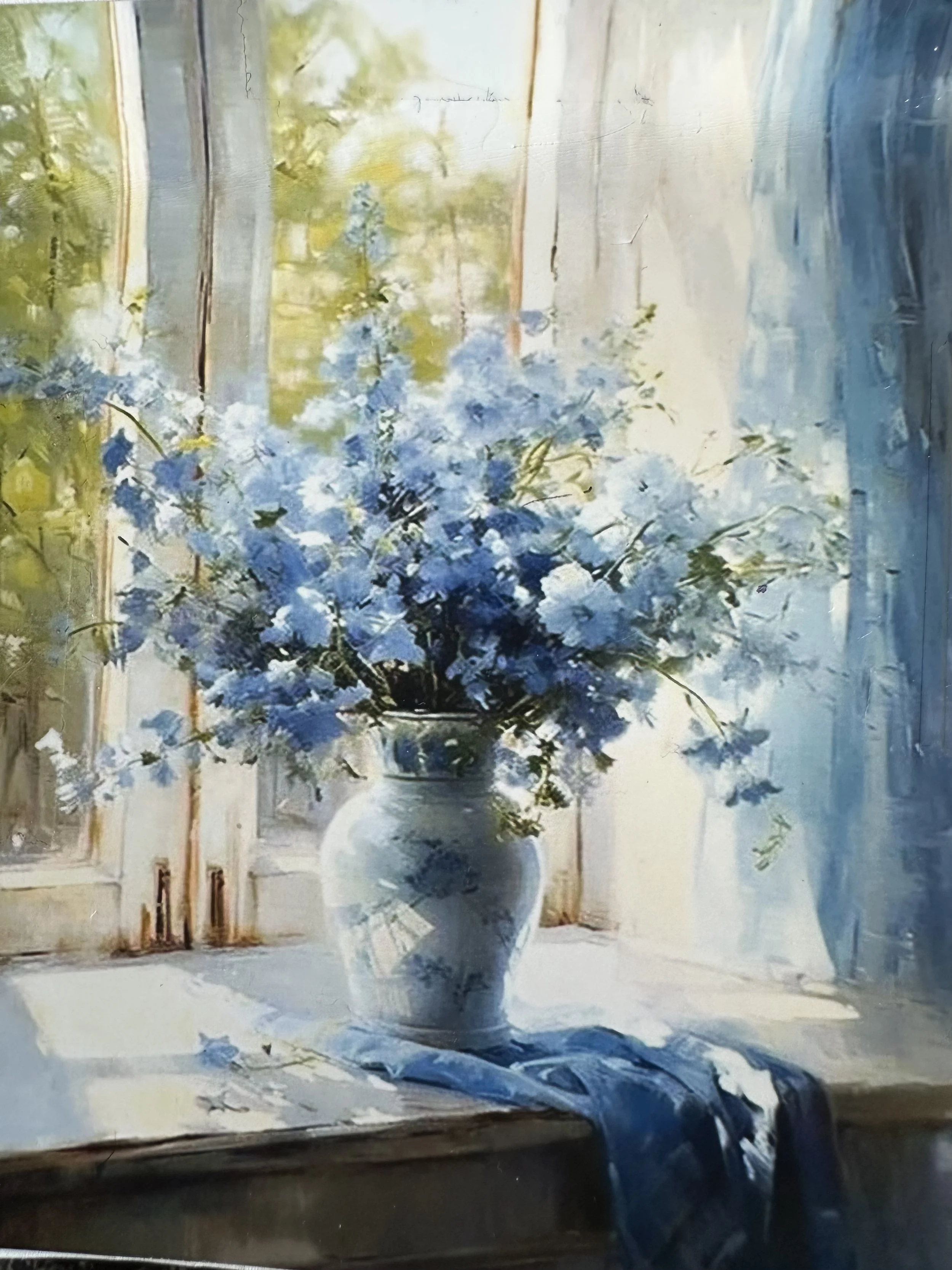 ‘Blue Vase’ in watercolor- Tues. May 26th ( 6-8 pm) adults only ( $40-)