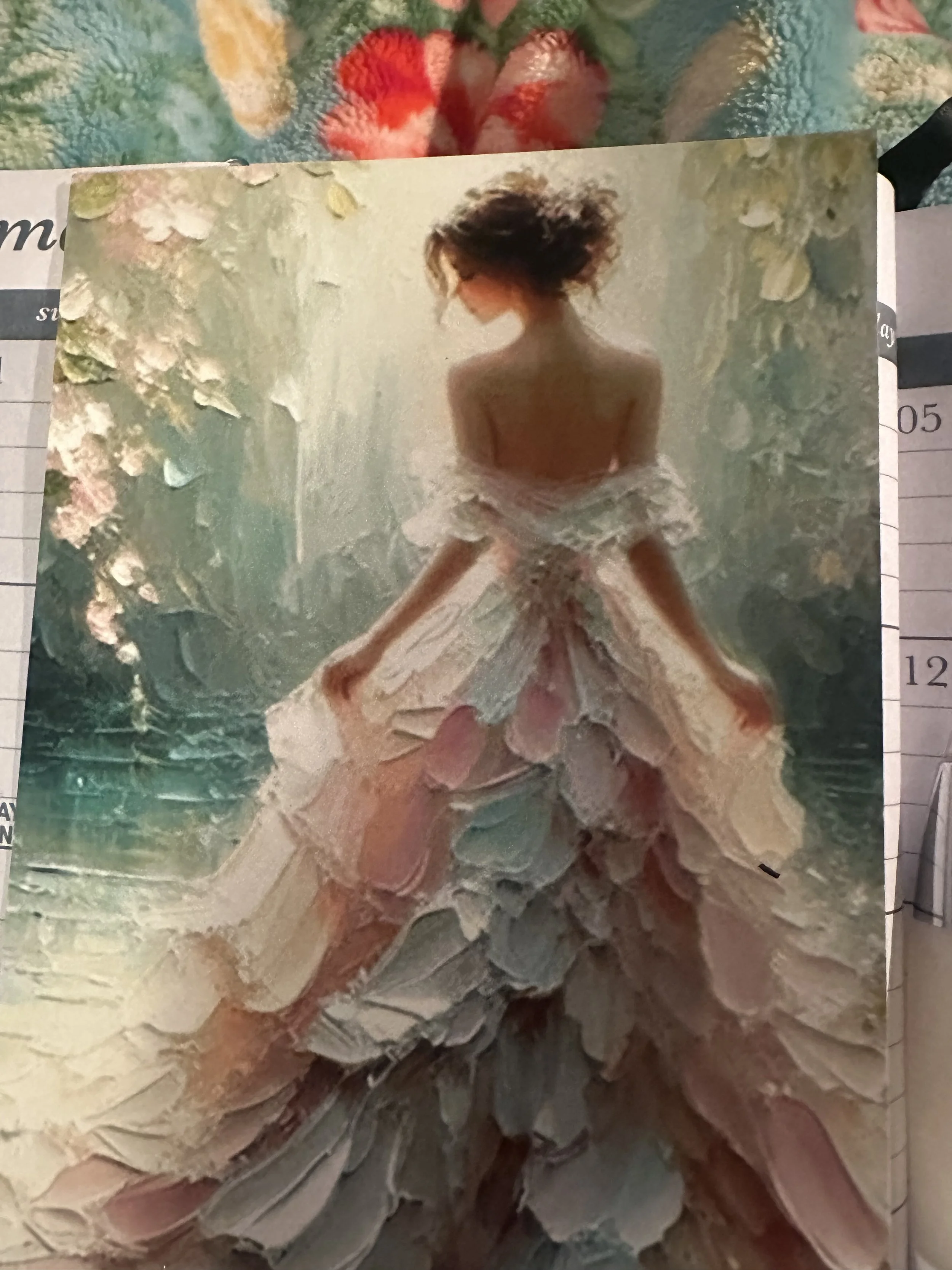 Spring girl( impasto acrylic) Sat. March 28th ( $45-) 1-3pm ages 15-adult