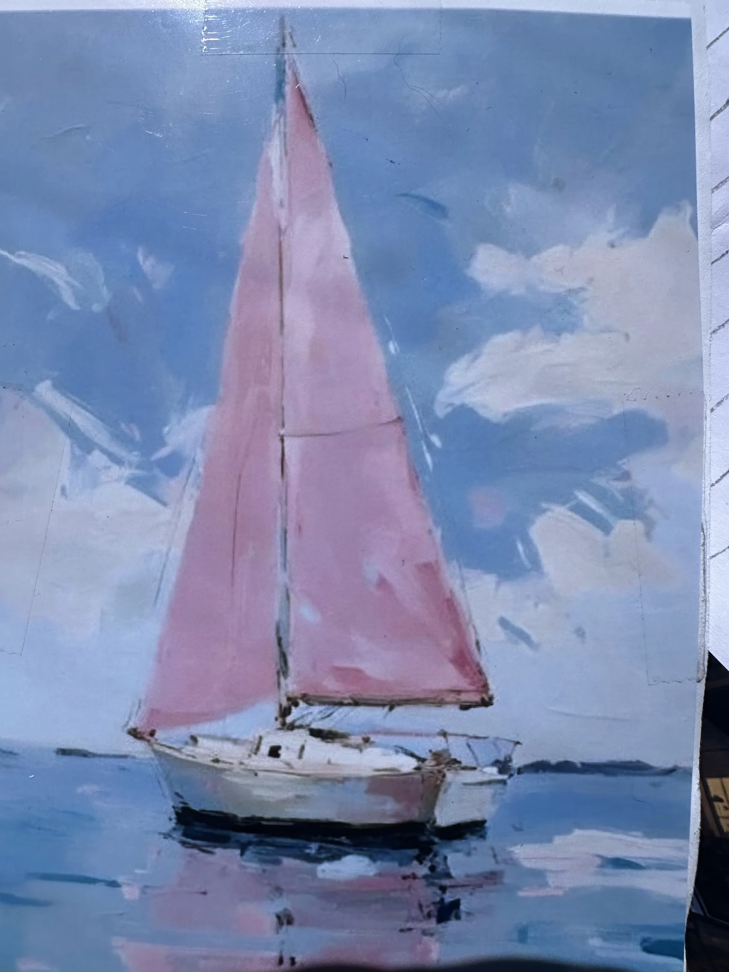 ‘Sail Away’ Sat. Aug. 8th (watercolor))—$43- ( ages 10-adult)