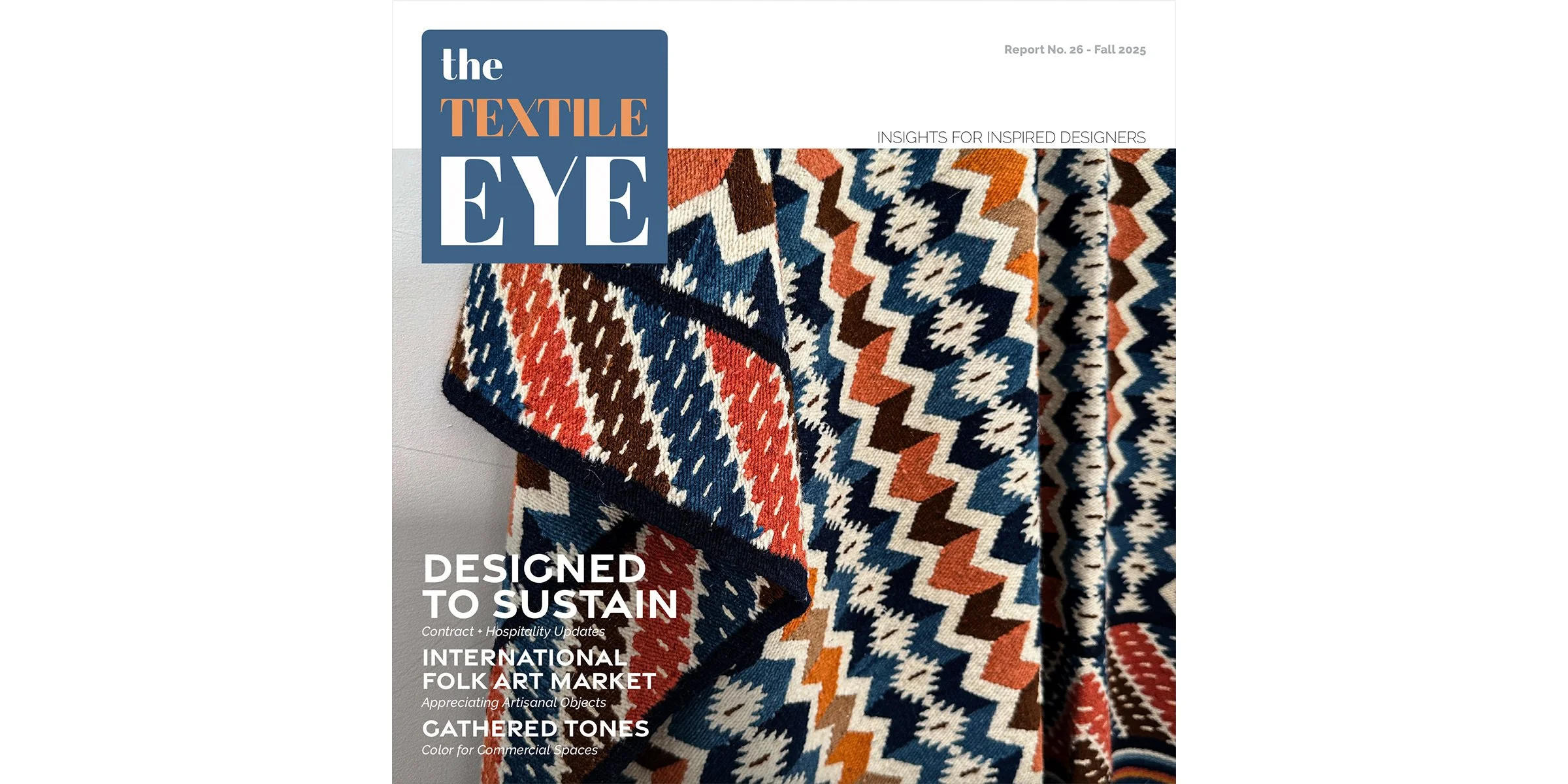 The Textile Eye Report 26 Fall 2026 - Cover