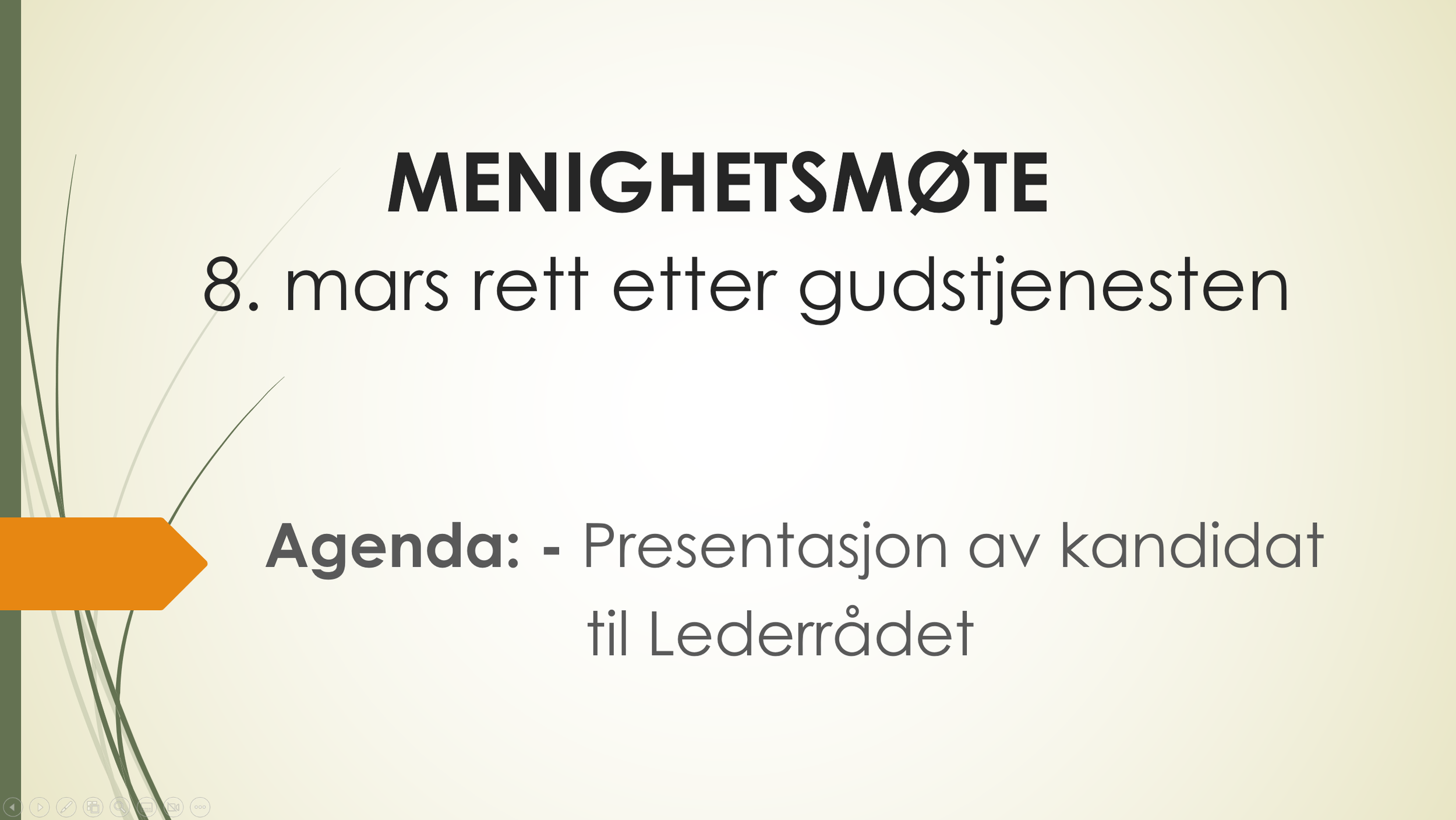 Menighetsmøte