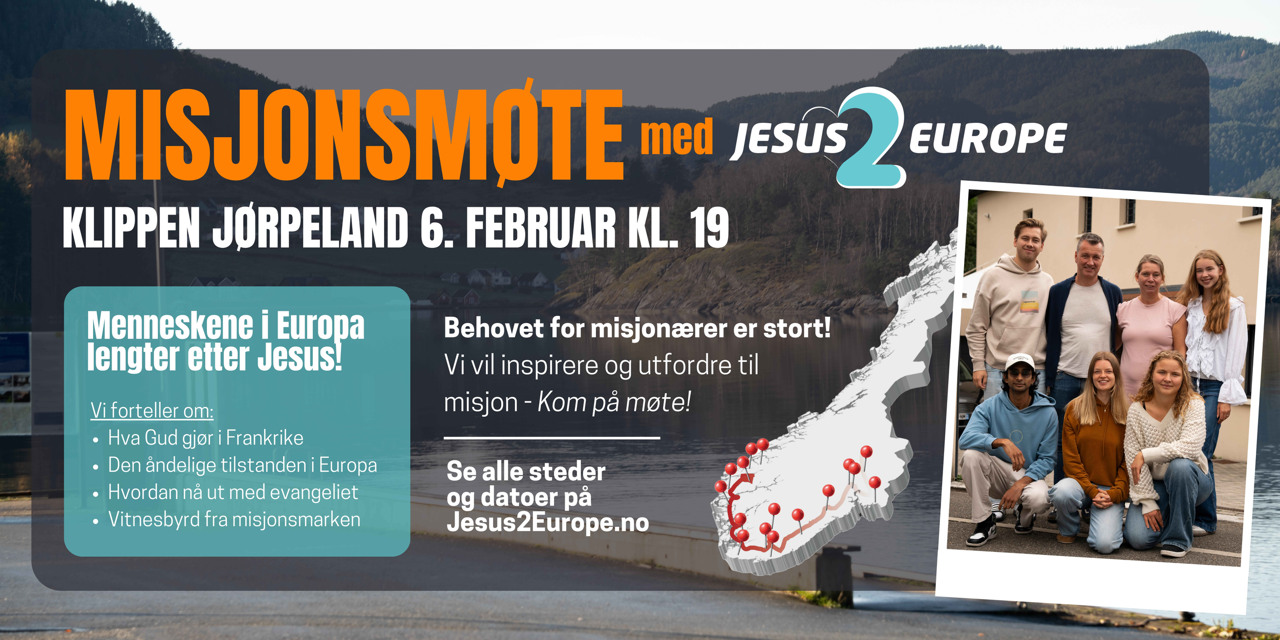 Misjonsmøte med Jesus2Europe