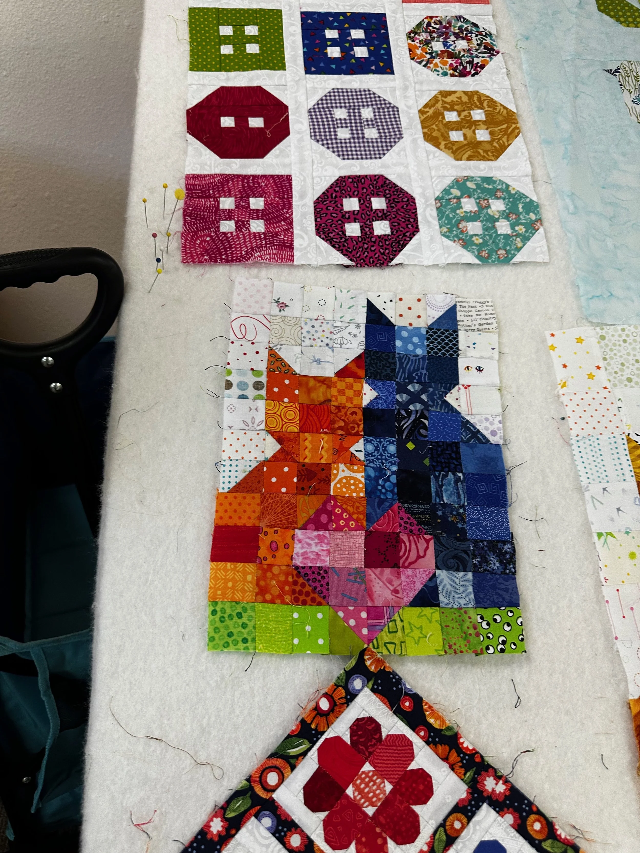 Sample mini quilts