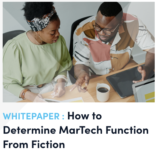 Whitepaper: How to Determine MarTech Function From Fiction